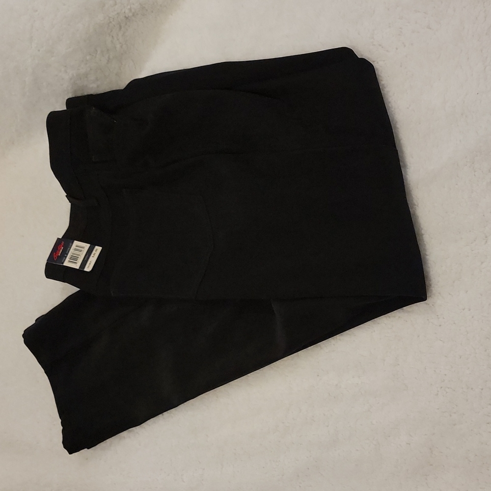 NWT BILL BLASS BLACK HI WAIST SUPER SOFT BRUSHED COTTON SZ 6